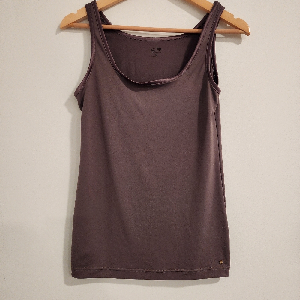 Champion Womens Medium Brown Athletic Tank Lightweight